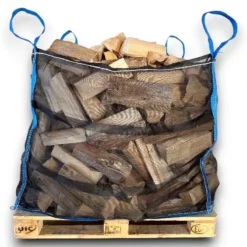 Premium Paletten-Holzbag - Holz BigBag im Europalettenmaß